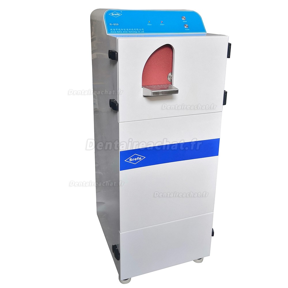 Taille-plâtres dentaire à sec Srefo R-809 avec système d'aspiration de poussière à haute pression négative intégré